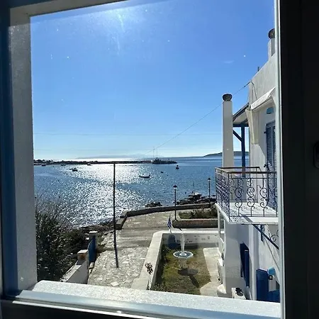 Seafront 3-bedroom Cycladic South Paros Apartment *